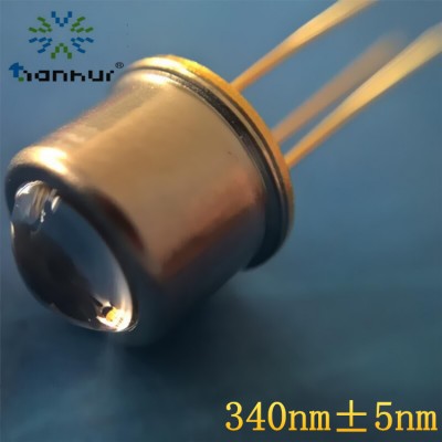 Zhuhai Tianhui Narrow Angle TO39 Package LED 340nm